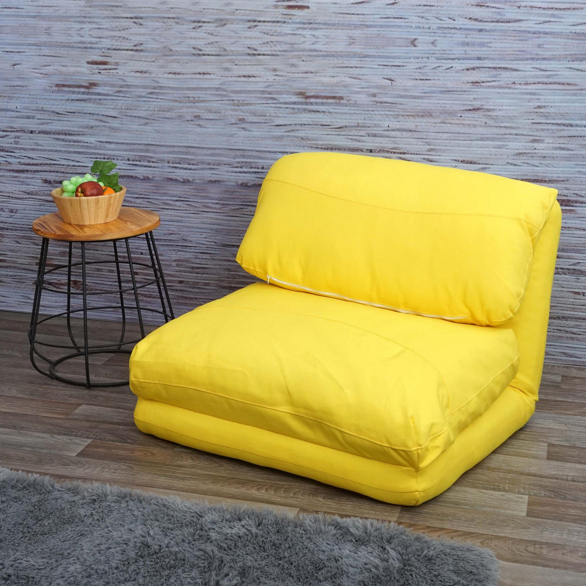 SCHLAFSESSEL Gelb - Gelb, Textil (75/60/75cm) - MCW