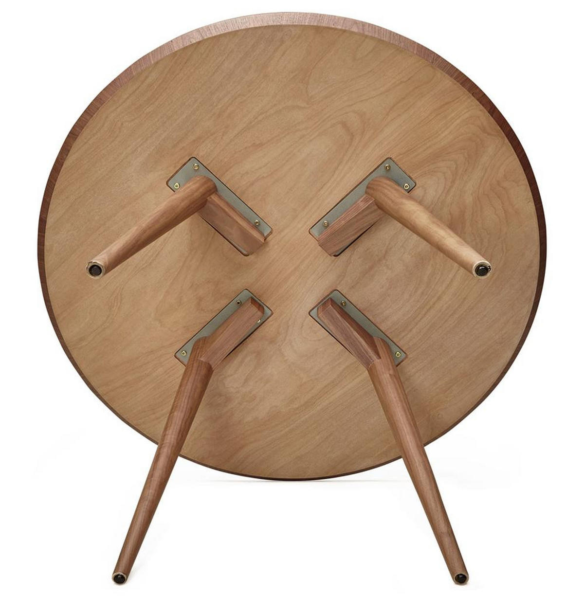 ESSTISCH Rund Holz Skandi-Stil Langlebig Ø120 LIRAXO, Braun 120x120x75 cm - Braun, Holz/Holzwerkstoff (120/120/75cm) - KADIMA DESIGN