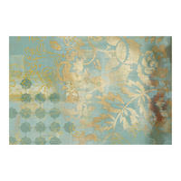 FOTOTAPETE Marokkanische Collage in Gold und Türkis II 336/225 cm - Goldfarben, Papier (336/225cm) - Bilderwelten