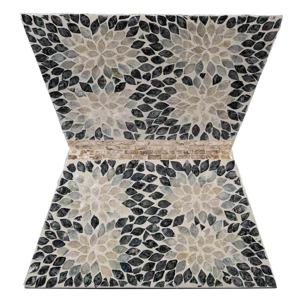 Thumbnail - Wanderlust Hocker, Grau, Holz, 46x48x45 cm, Wohnzimmer, Hocker, Sitzhocker