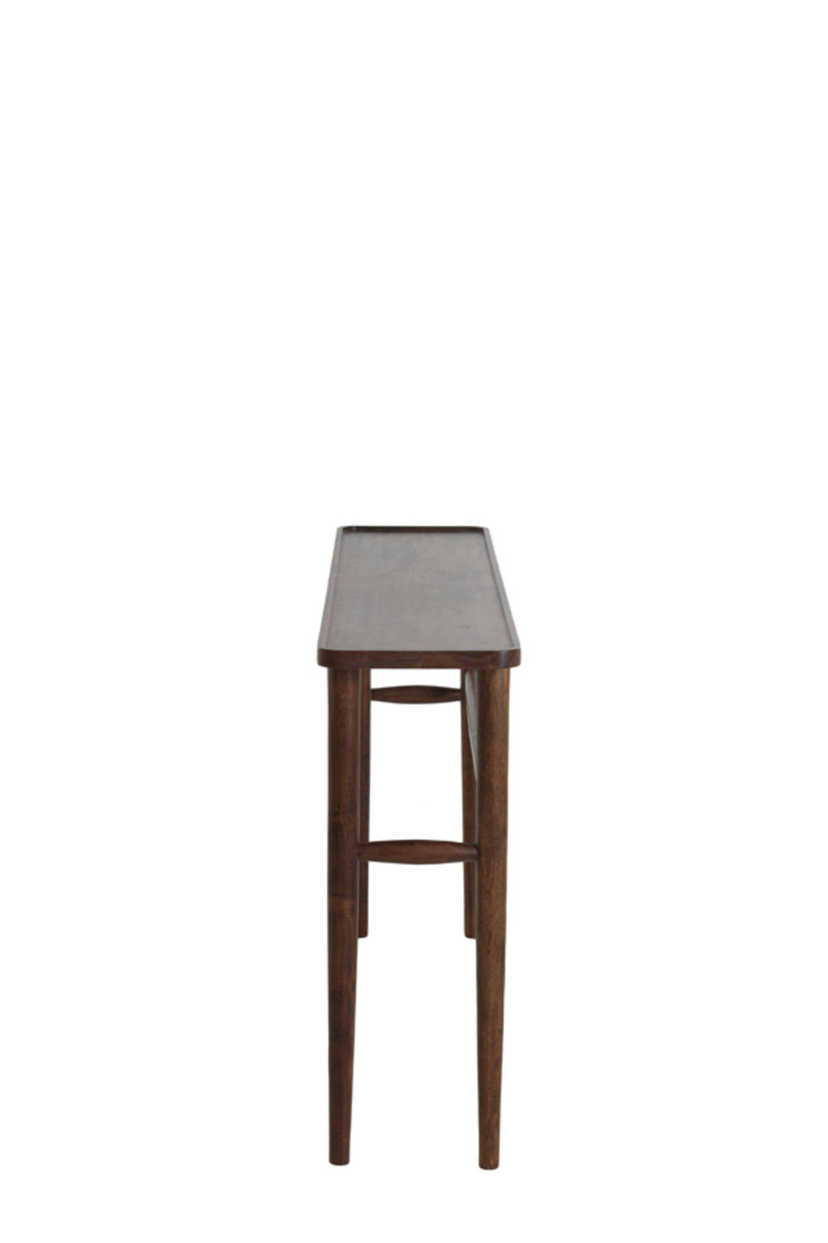 KONSOLENTISCH Qiano Braun 140/30/82 cm - Dunkelbraun, Holz (140/30/82cm) - Light & Living