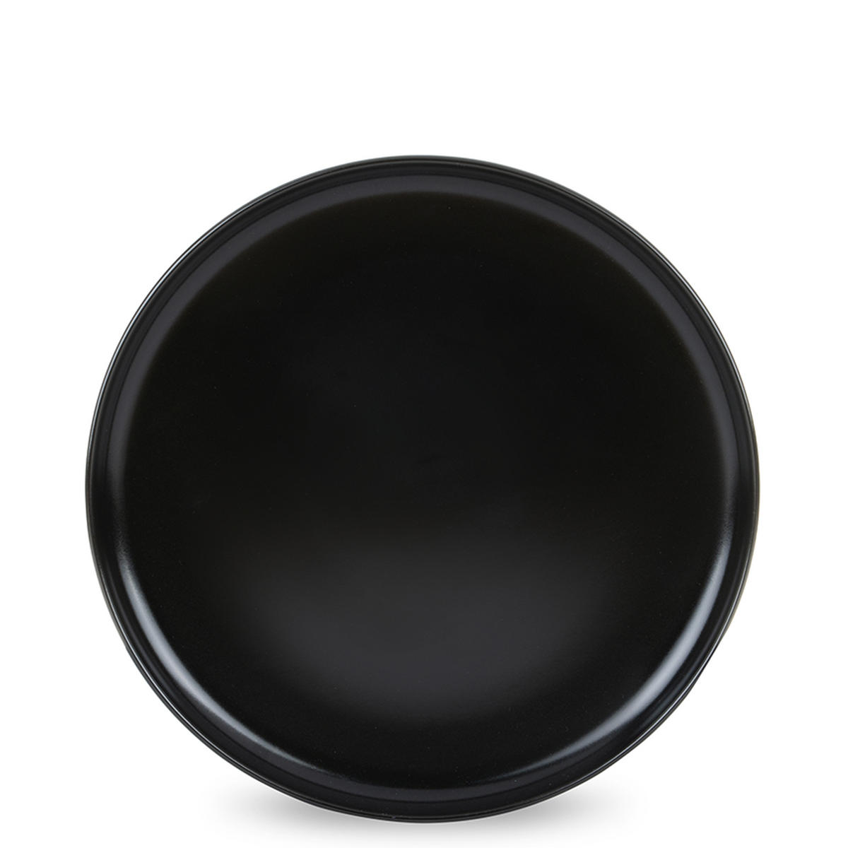 TELLER-SET VICTO 6-tlg Dessertteller, matt schwarz - Schwarz, Keramik (20/2/20cm) - KONSIMO®