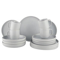 GESCHIRR-SET (16-teilig) Casa Nova - Grau, Keramik (27/1/27cm) - BUTLERS
