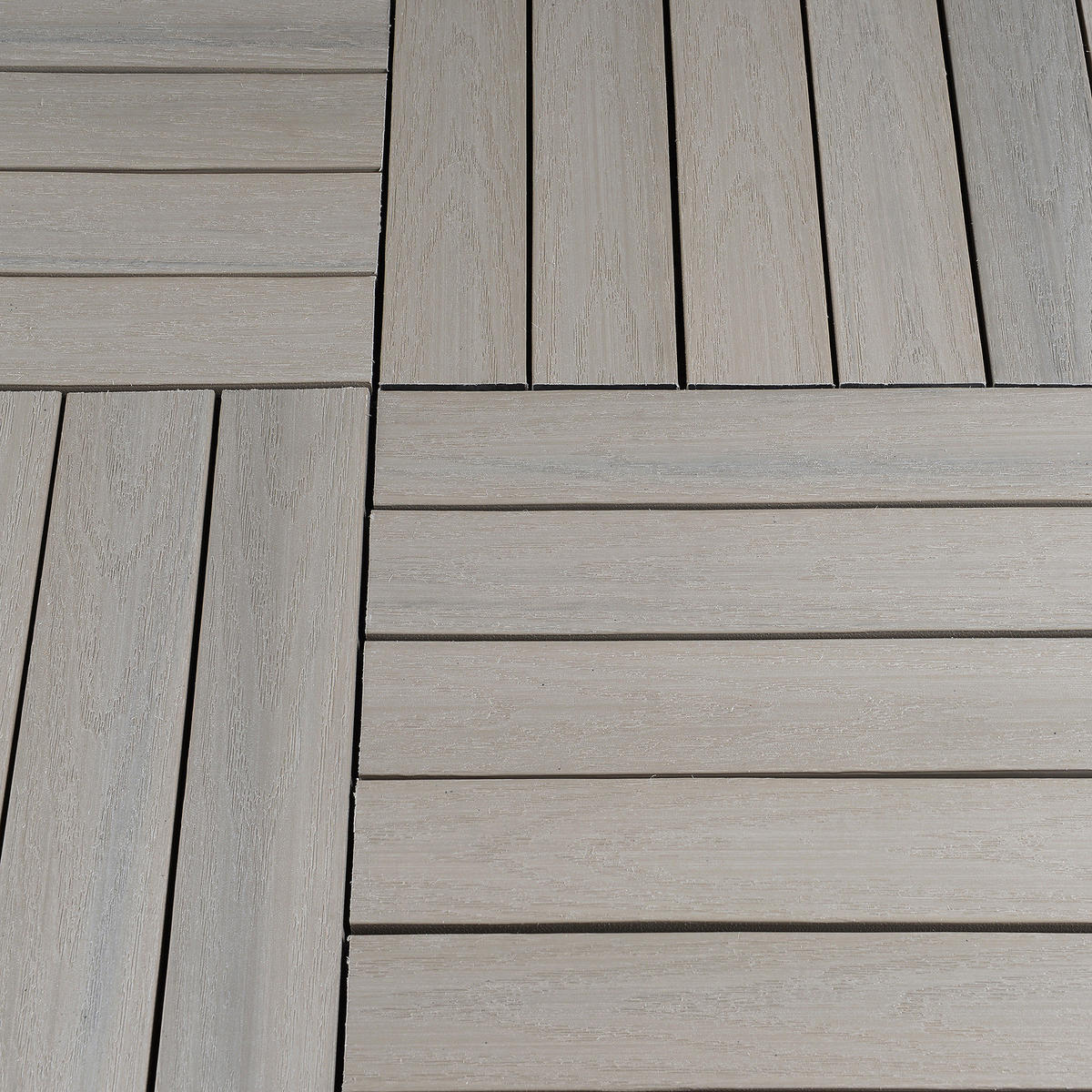 TERRASSENFLIESE - 6er-Set - Grau, Kunststoff (30/60/2.4cm) - home24