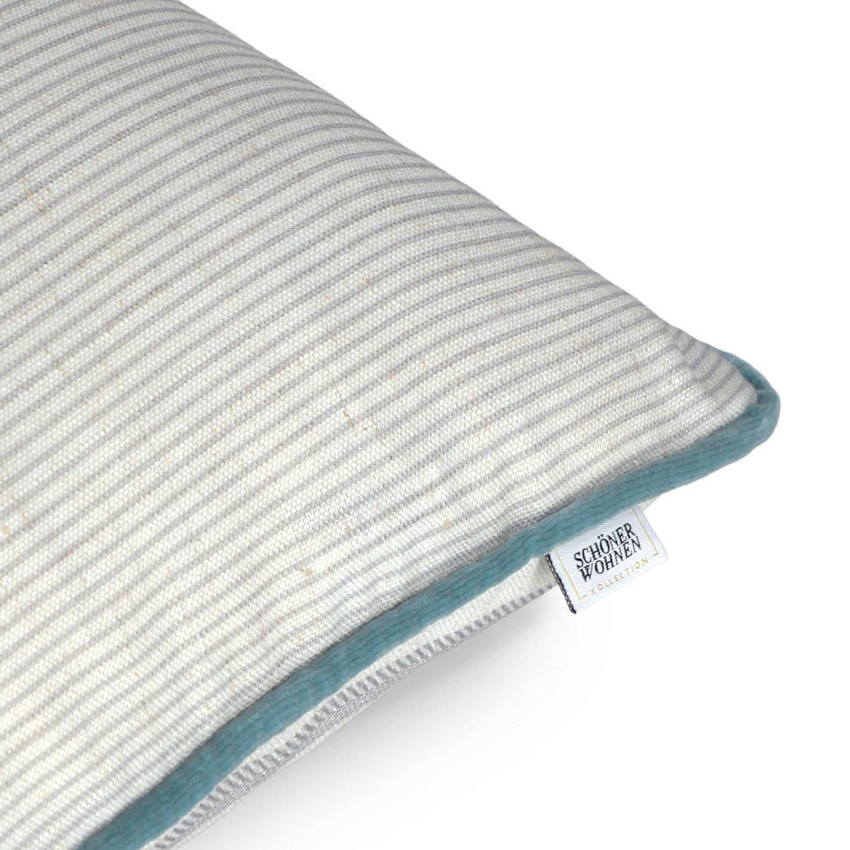 KISSENHÜLLE SW-Habit 38/58 cm  - Creme/Grau, Basics, Textil (38/58cm) - Esprit