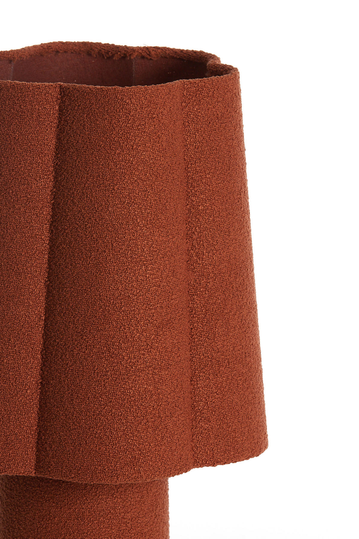 TISCHLAMPE Musaby Orange Ø25/50 cm - Orange, Textil (25/25/48.5cm) - Light & Living