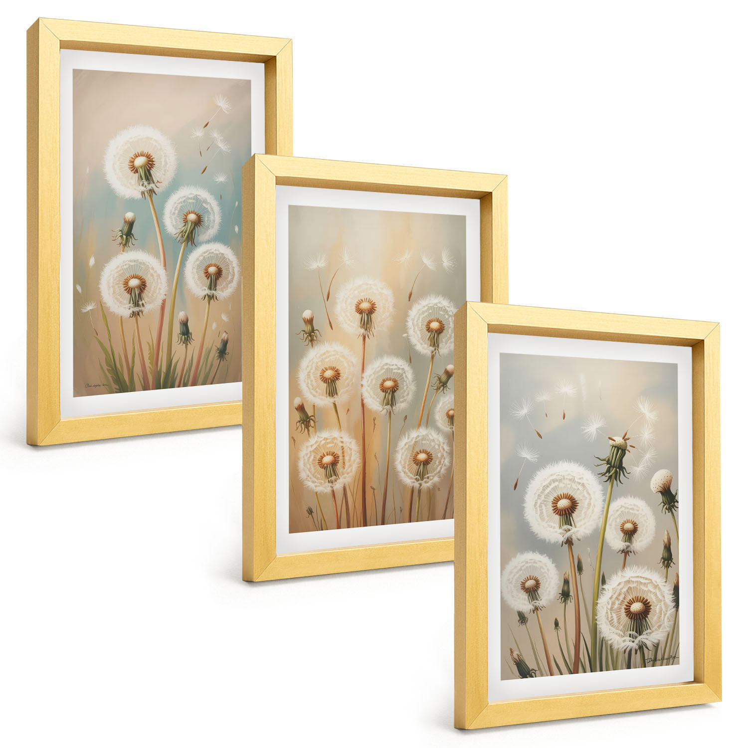 Tulup Bilder Gold 20x30 cm