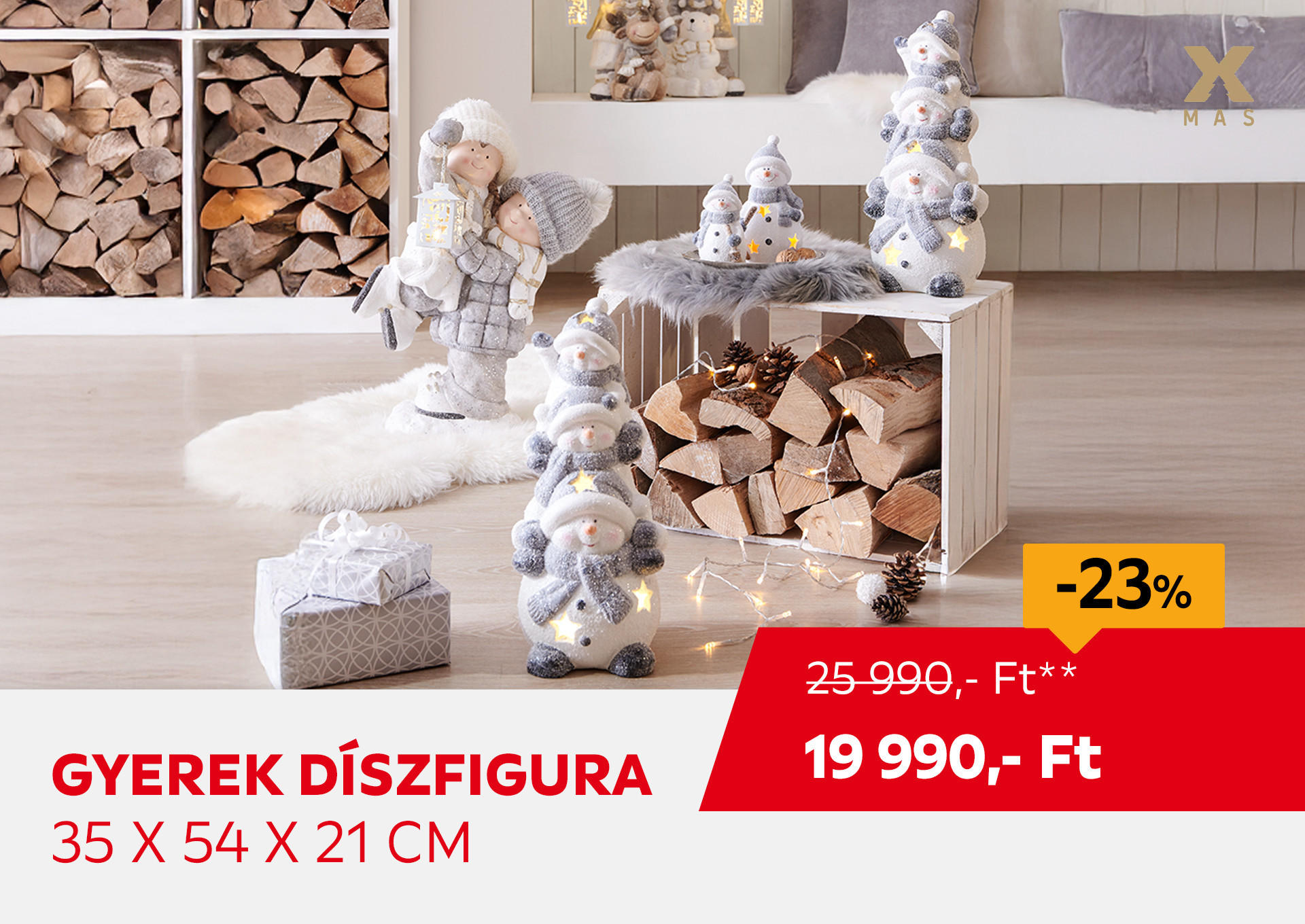 Gyerek díszfigura, 35 x 54 x 21 cm Kiemelt termék 25990 Ft.- helyett 19990 Ft.-