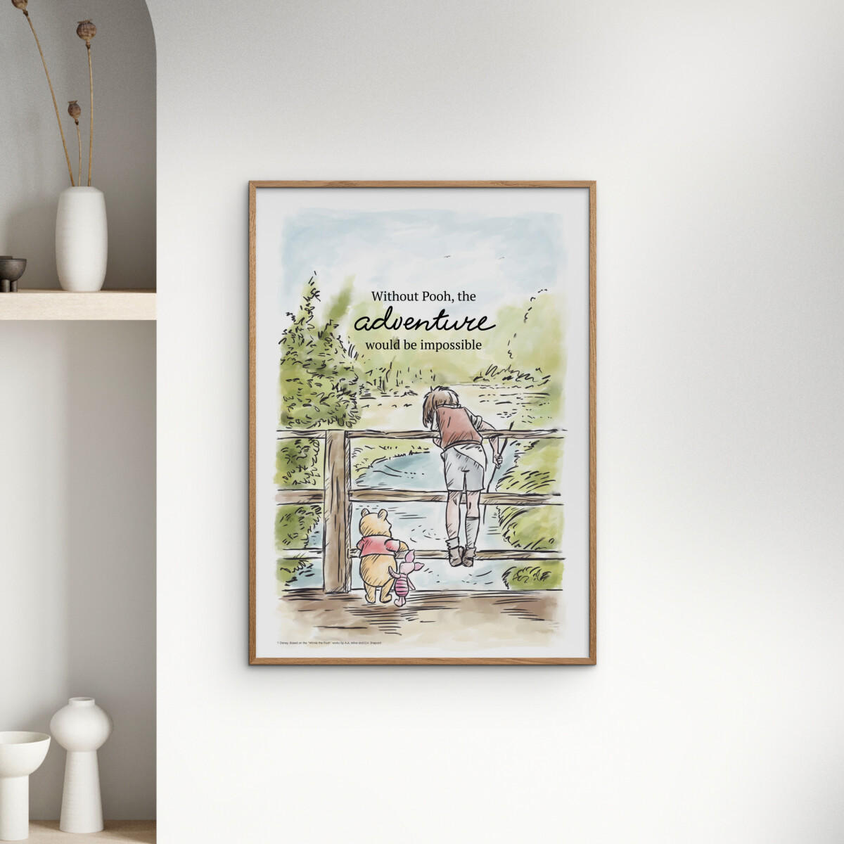 POSTER Disney - Winnie the Pooh Makes It Possible - Multicolor, Papier (70/100/0.1cm) - Poster&Frame