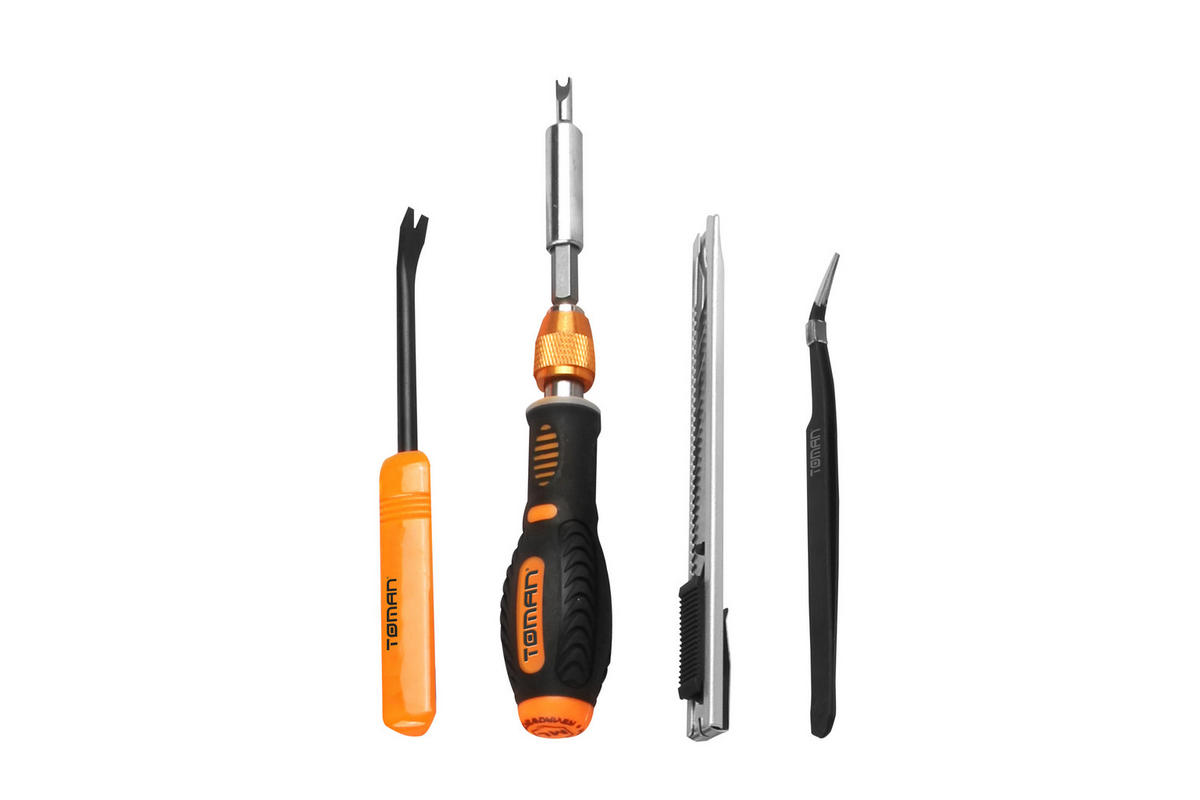 HANDWERKZEUG-SET Toman TT-4700-47-tlg - Orange, Metall (22/17cm) - Tesla