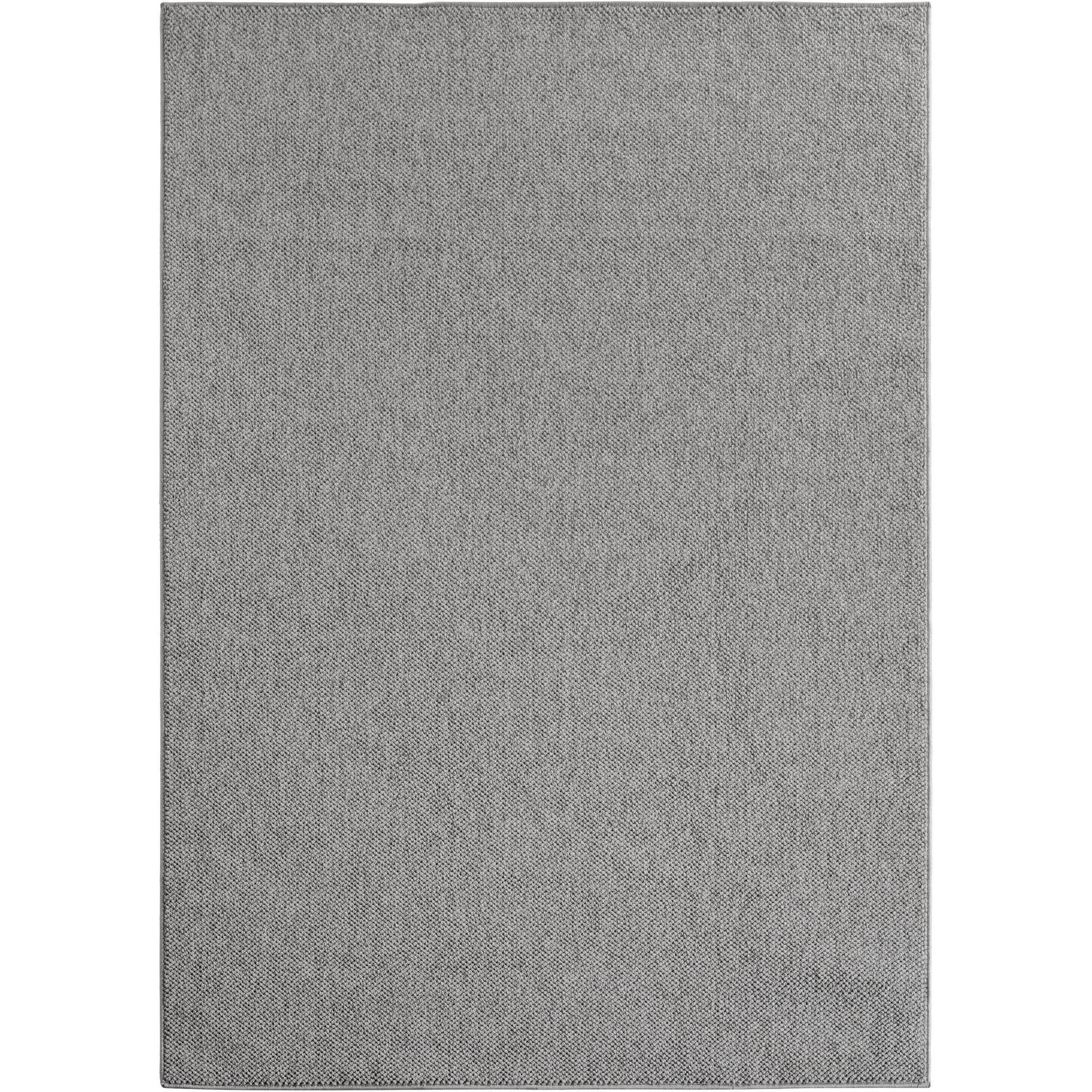 TEPPICH Flachgewebe LANGAU in Silber, meliert, 240 x 340 cm - Silberfarben, Textil (340/240cm) - KADIMA DESIGN