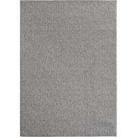 TEPPICH Flachgewebe LANGAU in Silber, meliert, 240 x 340 cm - Silberfarben, Textil (340/240cm) - KADIMA DESIGN