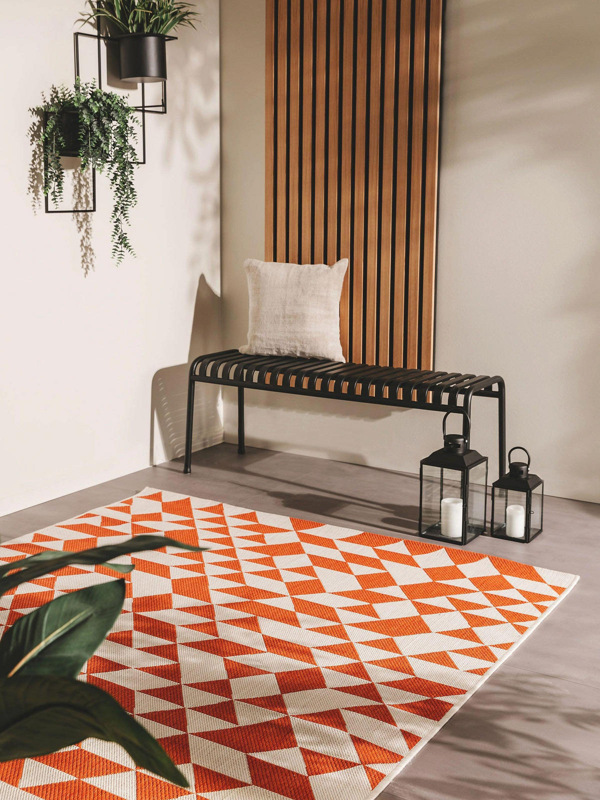 OUTDOORTEPPICH Cleo Orange 240x340 cm - Orange, Textil (240/340cm) - benuta Nest