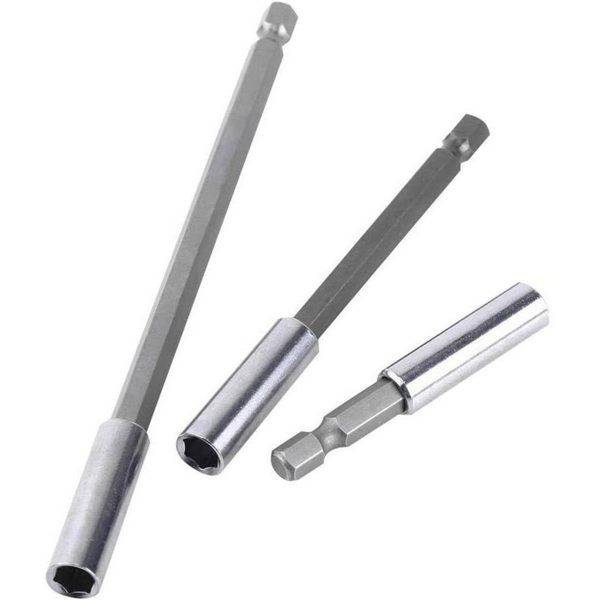BIT-SATZ,VERLÄNGERUNGSSTANGE - Silberfarben, Metall (0.5/0.5/15cm) - LIBRATON