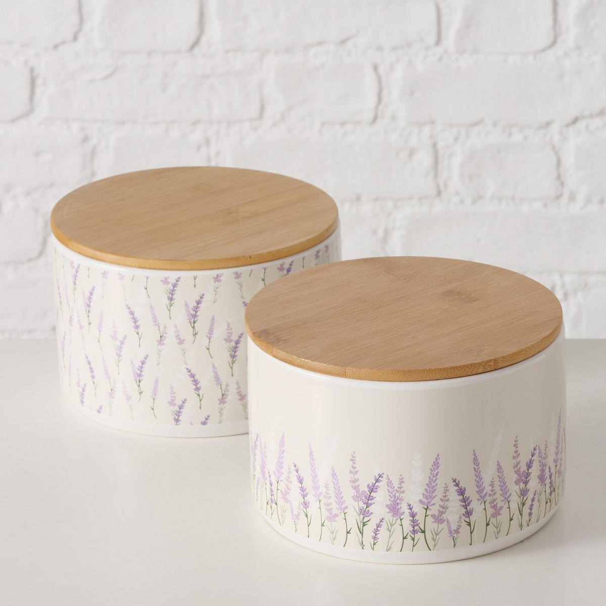 KERAMIKBEHÄLTER Lavander Ø 16 cm - Multicolor, Keramik (16/10.5/16cm) - Boltze Home