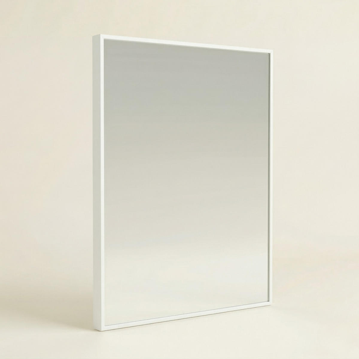 WANDSPIEGEL Vinkiel 70 x 50 cm - Weiß, Glas (70/50/2.5cm) - EDAXO