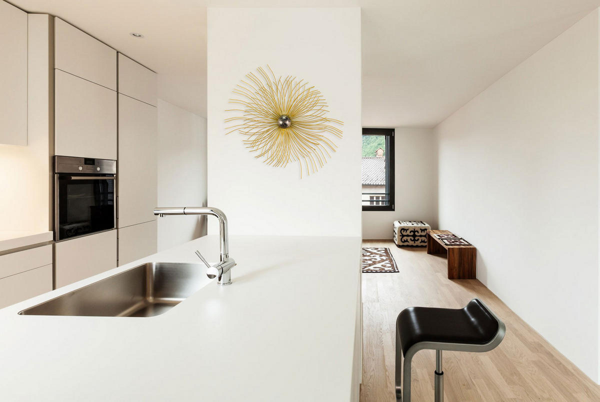 WANDDEKO Gold 80/65 cm - Goldfarben, Metall (80/65/11cm) - KUNSTLOFT