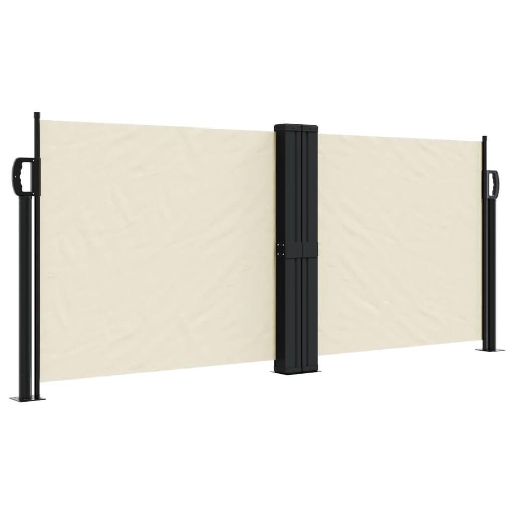SEITENMARKISE Ausziehbar Creme 100x1000 cm - Creme, Metall (1000/100cm) - furnicato