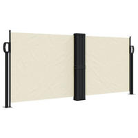 SEITENMARKISE Ausziehbar Creme 100x1000 cm - Creme, Metall (1000/100cm) - furnicato