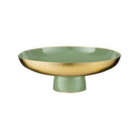 SCHÜSSEL Low metal mid grün 35x12.5 cm - Jadegrün, Metall (35/12.5cm) - Pip Studio