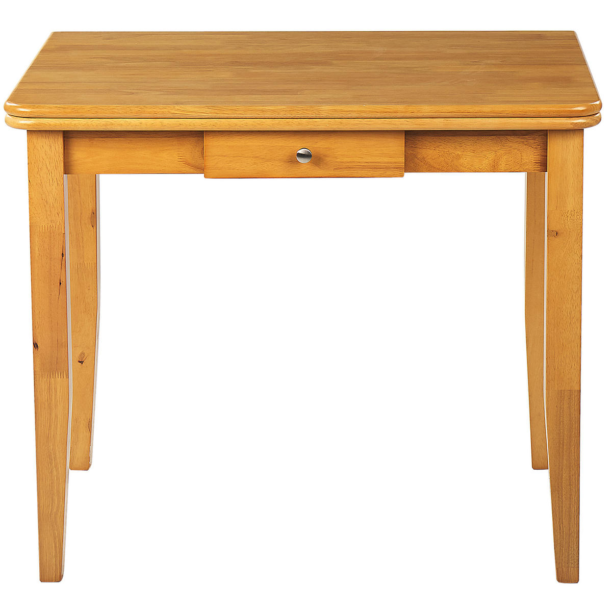 ESSTISCH 90-120/90/76 cm Hellbraun Rechteckig Masela - Hellbraun, Holz (90/120/76cm) - Beliani