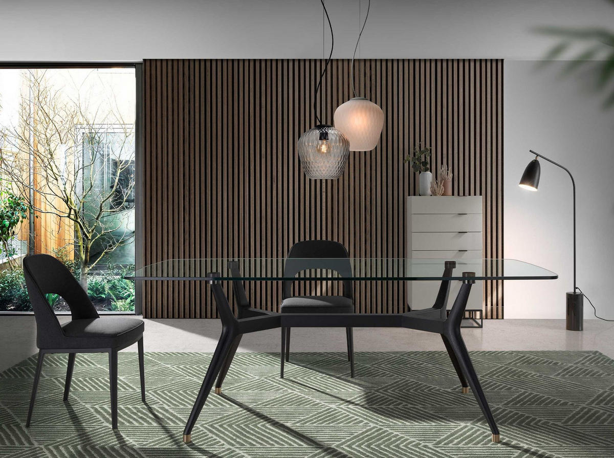 KOMMODE Chiffonier graues Holz und schwarzer Stahl 60/45/111 cm - Schwarz/Grau, Holz (60/111/45cm) - ANGEL CERDA