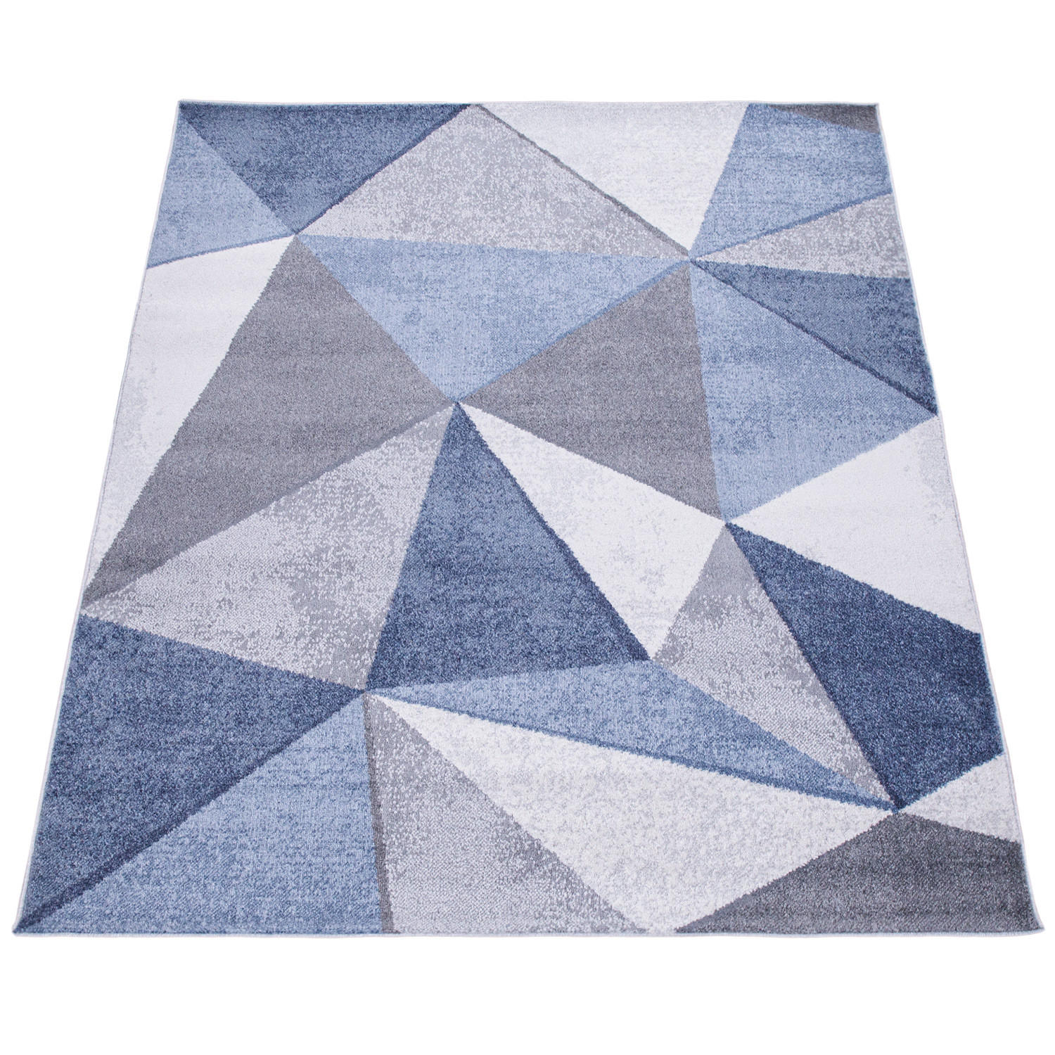 KURZFLORTEPPICH 160/220 cm Bari 874 - Blau, Textil (160/220cm) - Paco Home