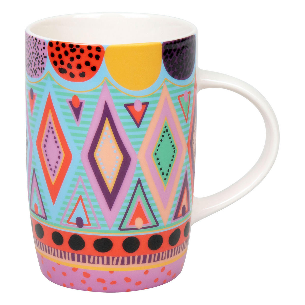 KAFFEEBECHER Exotic Summer - adventurous - Naturfarben, Keramik (0.54L) - Könitz