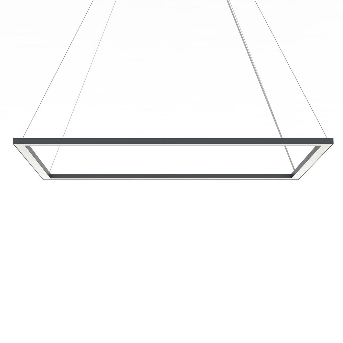 LED-HÄNGELEUCHTE - Anthrazit, Metall (60/90/100cm) - Lumicom