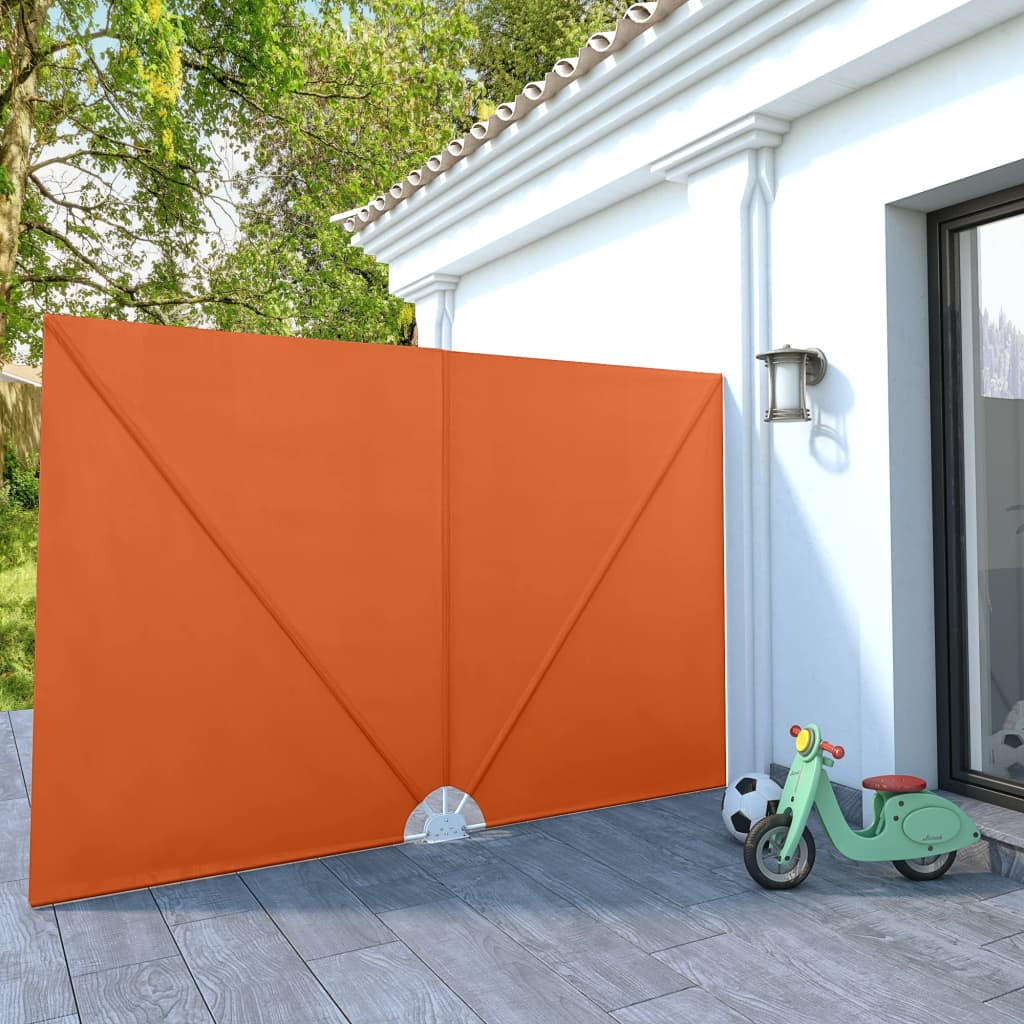 FALTBARER Terrassen-Seitenfächer Terracotta-Rot 300x200 cm - Braun, Textil (300/143/200cm) - furnicato