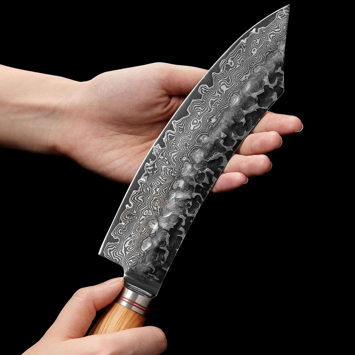 BLOCKMESSER 20 cm - Braun, Holz/Metall (35cm) - Wakoli