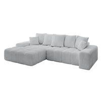 ECKSOFA Ottomane Links ENSI-L - 267x164x88 cm Grau - Grau, Holzwerkstoff/Kunststoff (267/164cm) - ALTDECOR