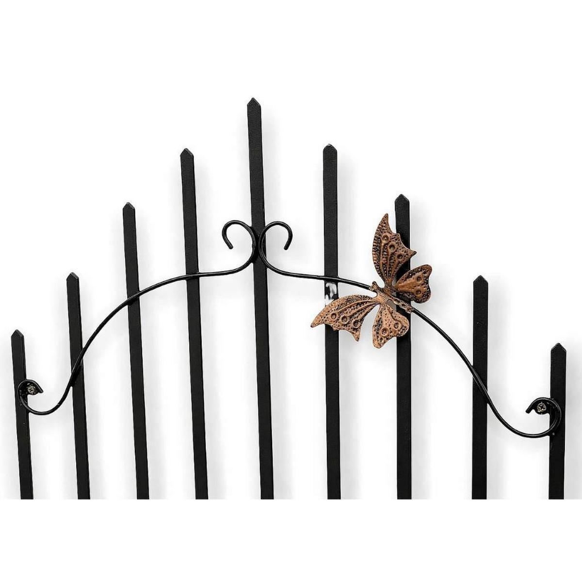 KÜCHENREGAL Wandregal Hängend Schwarz Metall 50 cm 96237 Kräuterregal - Schwarz, Metall (50/52/18cm) - DanDiBo