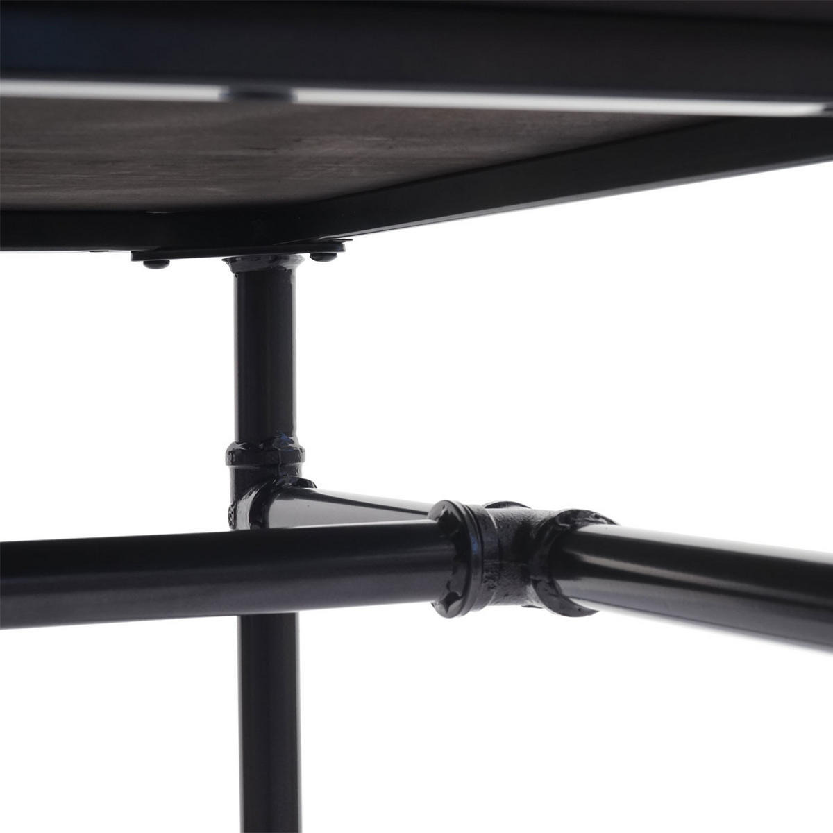 ESSTISCH H10B rechteck Braun - Braun, Metall (70/120/75cm) - MCW