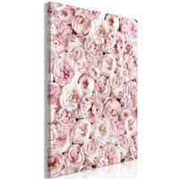 KUNSTDRUCK Rosa 40/60 cm - Pink, Textil (40/60cm) - KUNSTLOFT