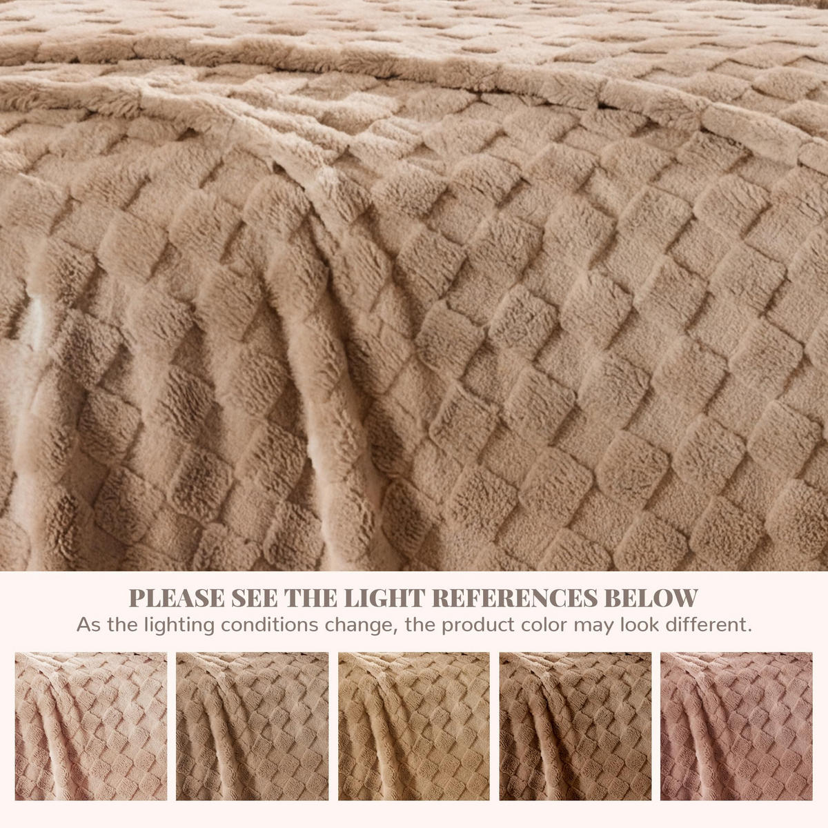 WOHNDECKE Uni Doubleface 150/200 cm - Braun, Textil (150/200cm) - Kaket