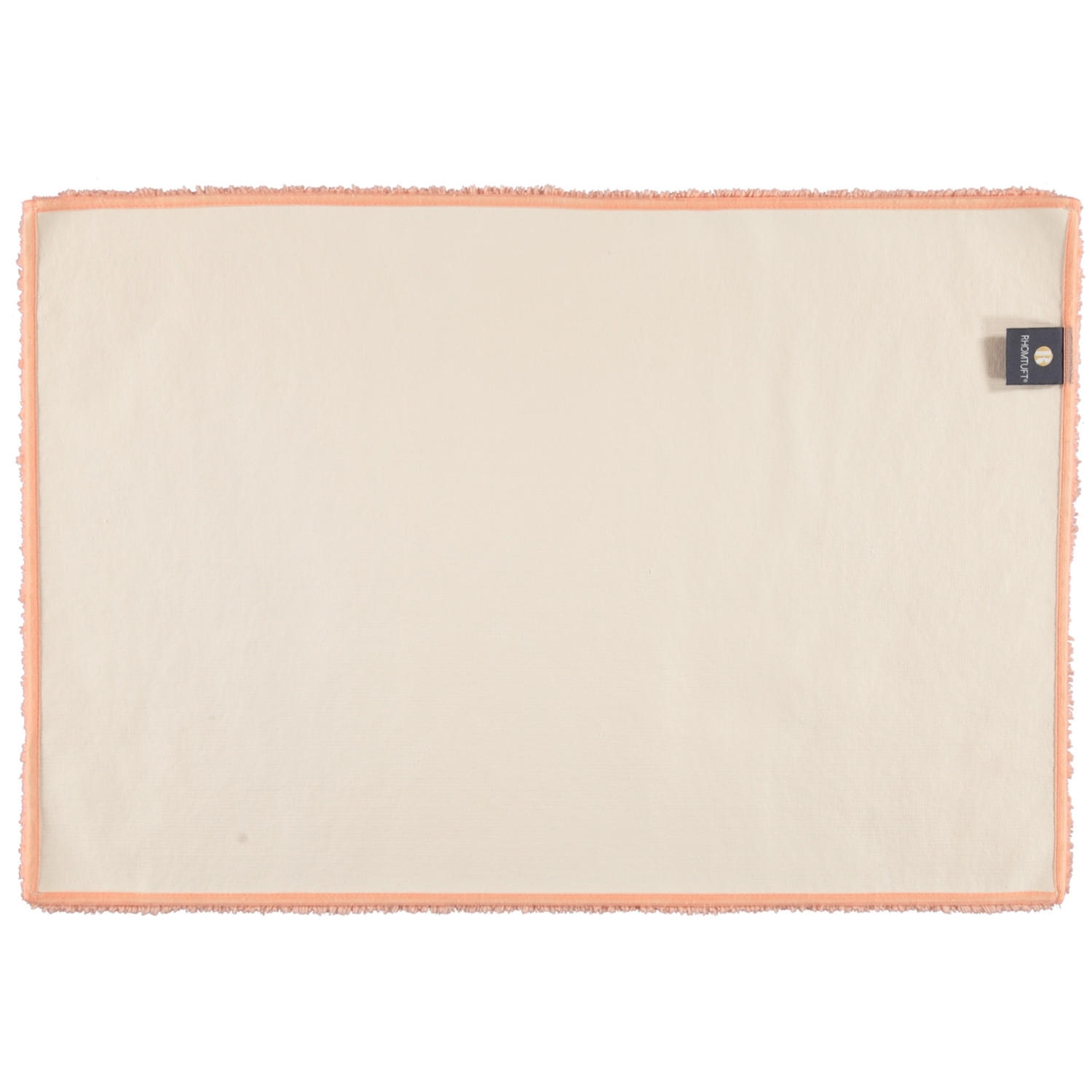 BADTEPPICHE SQUARE PEACH - 405 - Orange, Textil (60/90cm) - Rhomtuft