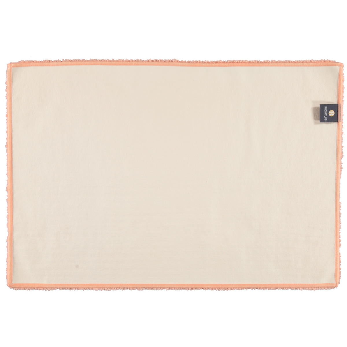 BADTEPPICHE SQUARE PEACH - 405 - Orange, Textil (60/90cm) - Rhomtuft