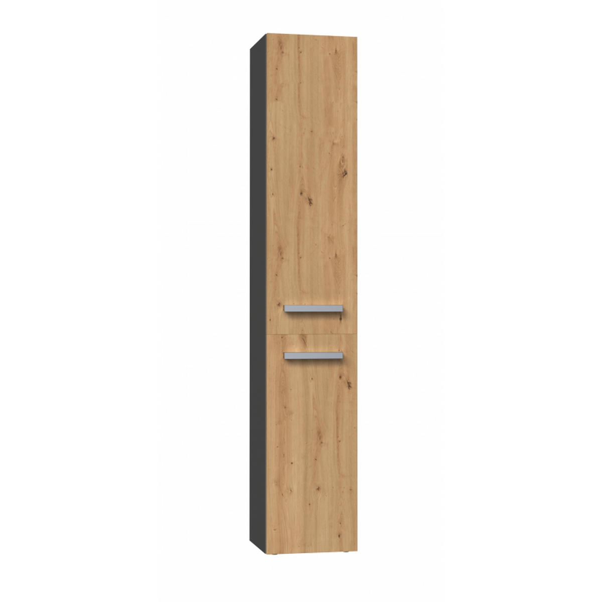 SKRIŇA kúpeľňová - antracitová, kompozitné drevo (31/174/30cm) - RAUMHIRSCH FURNITURE