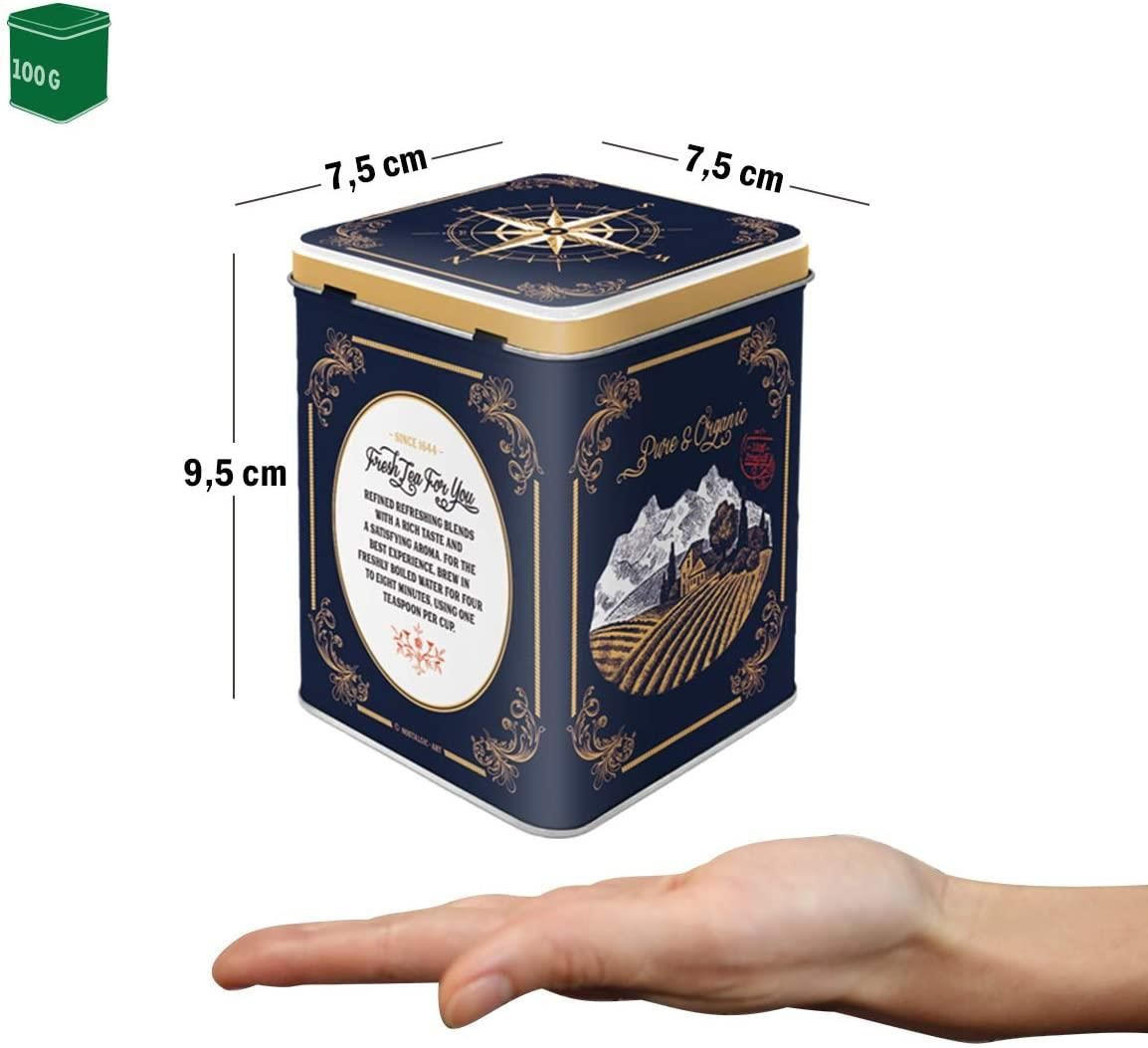 TEEDOSE Home & Country Traditional English Teas - Multicolor, Metall (1/9.5cm) - Nostalgic-Art