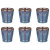 ESPRESSOTASSE (6er Set) Bergamo - Blau, Keramik (0.07L) - Butlers