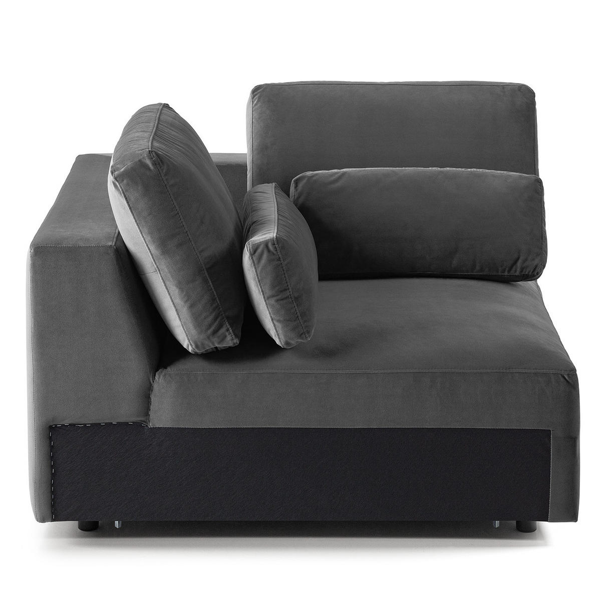 MODULECKE - Grau, Textil (112/80/112cm) - home24