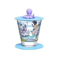 KINDERBECHERSET Bambini Avventura Meer 215 ml - Hellblau, Glas (0.215L) - Leonardo Living