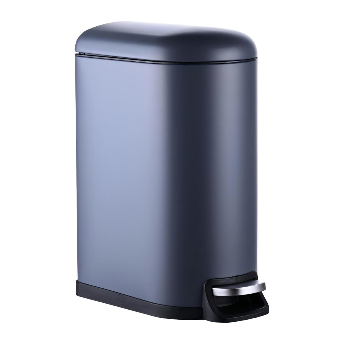 MÜLLEIMER - Grau, Kunststoff/Metall (18.5/39/39cm) - Relaxdays