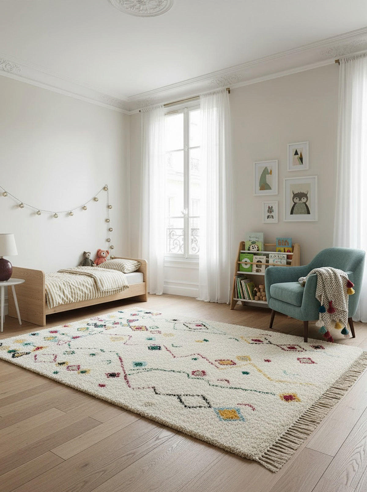 TEPPICH, dick und rosa, mit Fransen im Beduinenstil rosa - Pink, Textil (160/230cm) - AFK Living