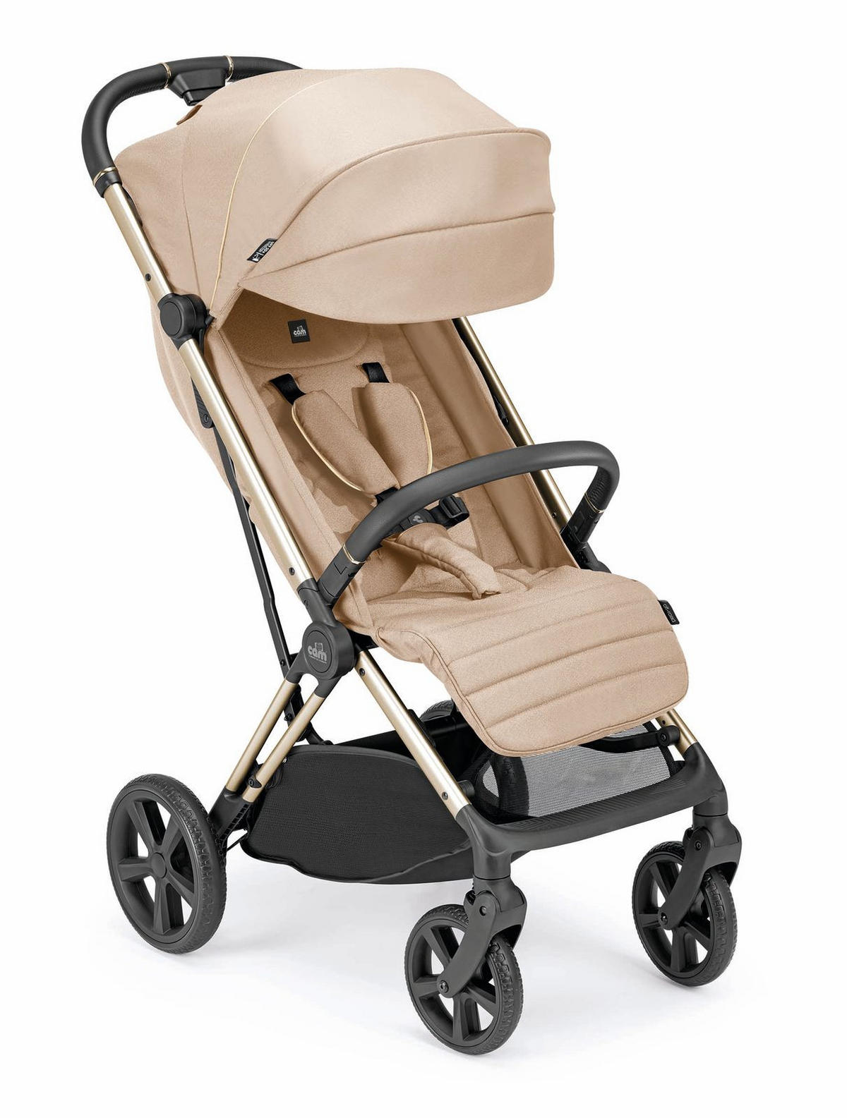 SPORT-KINDERWAGEN Off-Road | Sportwagen, Kinderbuggy klappbar| Beige | - Beige, Textil (46/110cm) - Cam il Mondo del Bambino S.p.A.