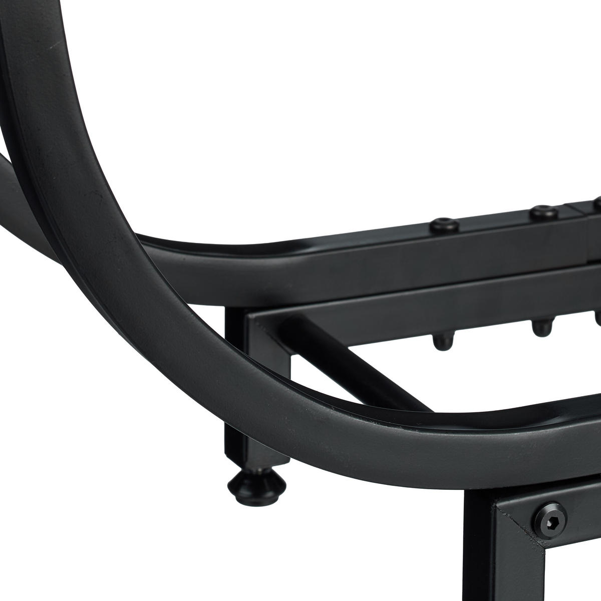 KAMINHOLZREGAL - Schwarz, Metall (65/35/21cm) - Relaxdays