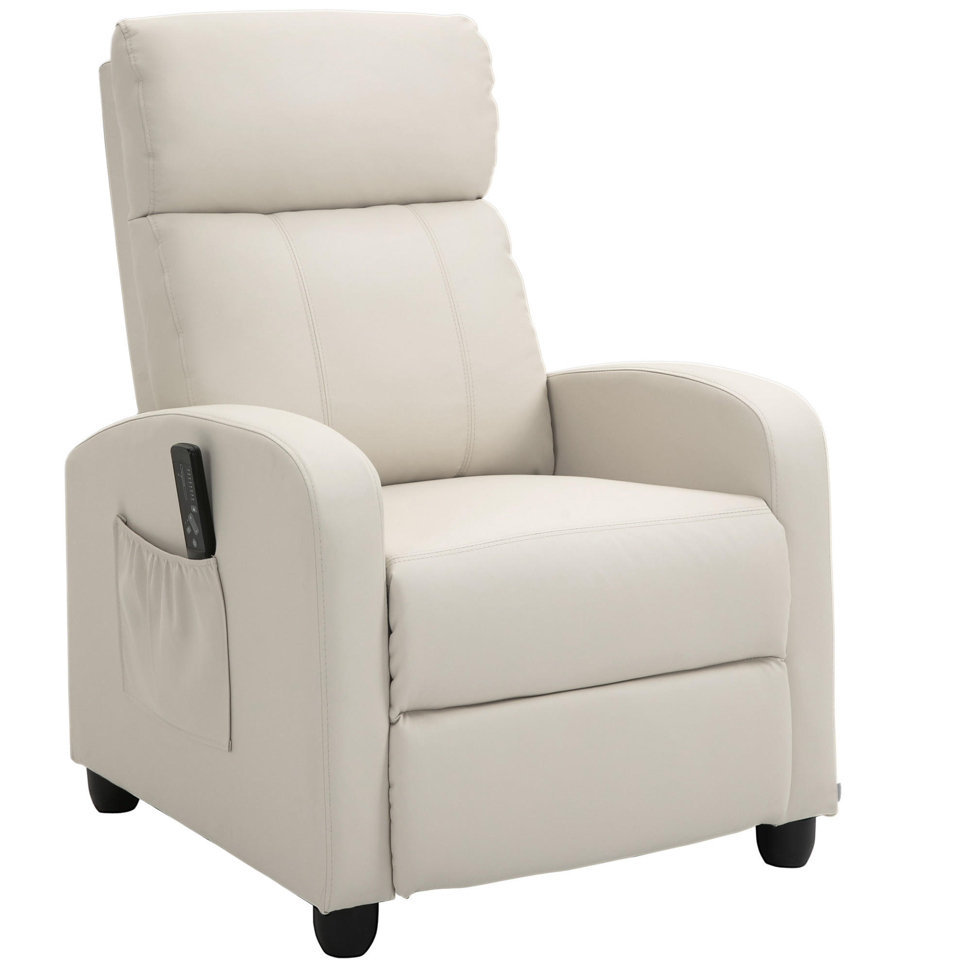 Homcom Massagesessel Creme 88x98x68 cm