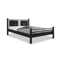 METALLBETT Luna / 140 x 200 cm / schwarz - Schwarz, Metall (140/200cm) - BED BOX