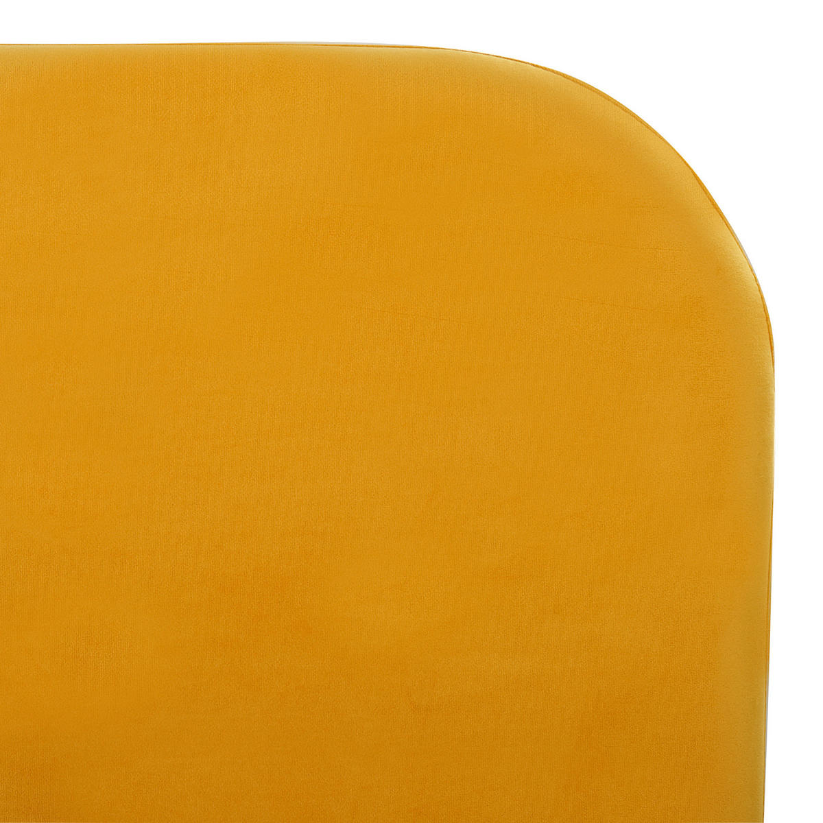 POLSTERBETT 140/200 cm Gelb Flayat - Gelb, Textil (140/200cm) - Beliani